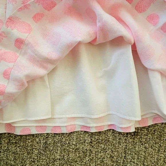 Lilly Pulitzer Pink Printed Linen Shirt Dress - Picture 10 of 10